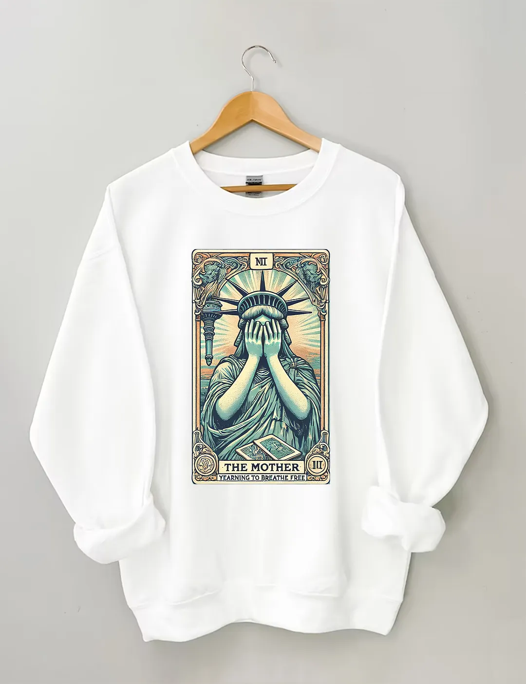 The Mother Crying Sculpture Sweatshirt