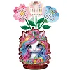 2026-2027 Unicorn Wooden DIY 5D Diamond Painting Calendar