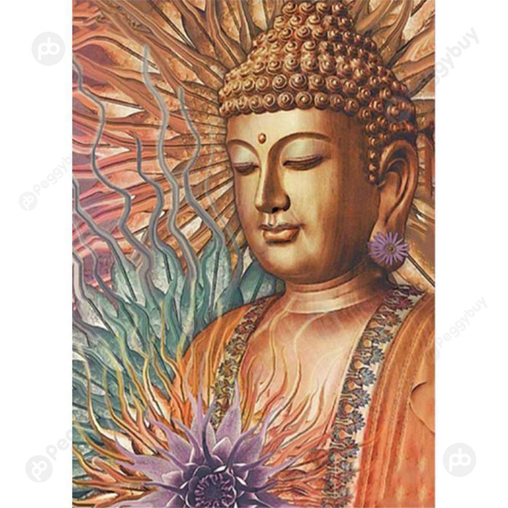 

30*40CM Round Drill Diamond Painting-Buddha, 501 Original