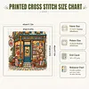Stamped Cross Stitch Kit for Adults Cozy Needlework Store 11CT 45x45cm tapestrymarket