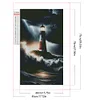 (40*70cm)Lighthouse - Round Partial AB Drill Diamond Painting