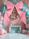 Large Bow Decor Satin Ribbon Bow Tie Giant Hanging Bowknot Party Wall Decoration