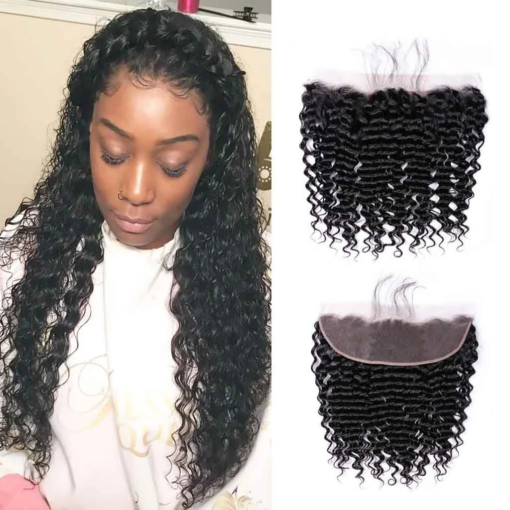 Skin Melted HD Lace Frontal 13X4 13X6 HD Frontal Deep Wave Lace Frontal