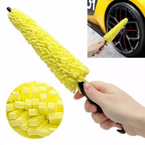Dronehint Car Parts Truck Wheel Tire Rims Scrub Cleaning Brush Sponge Tool Car Accessories (For: Acura) Parts