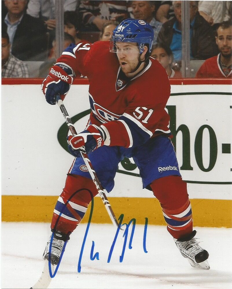 Montreal Canadiens David Desharnais Signed Autographed 8x10 COA