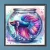 Diamond Painting-DIY Full Round Drill Fish(40*40CM)