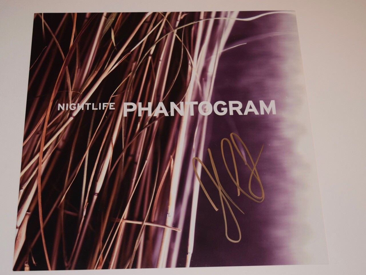 Josh Carter Signed Autograph PHANTOGRAM NIGHTLIFE 12x12 Album Flat Photo Poster painting COA VD