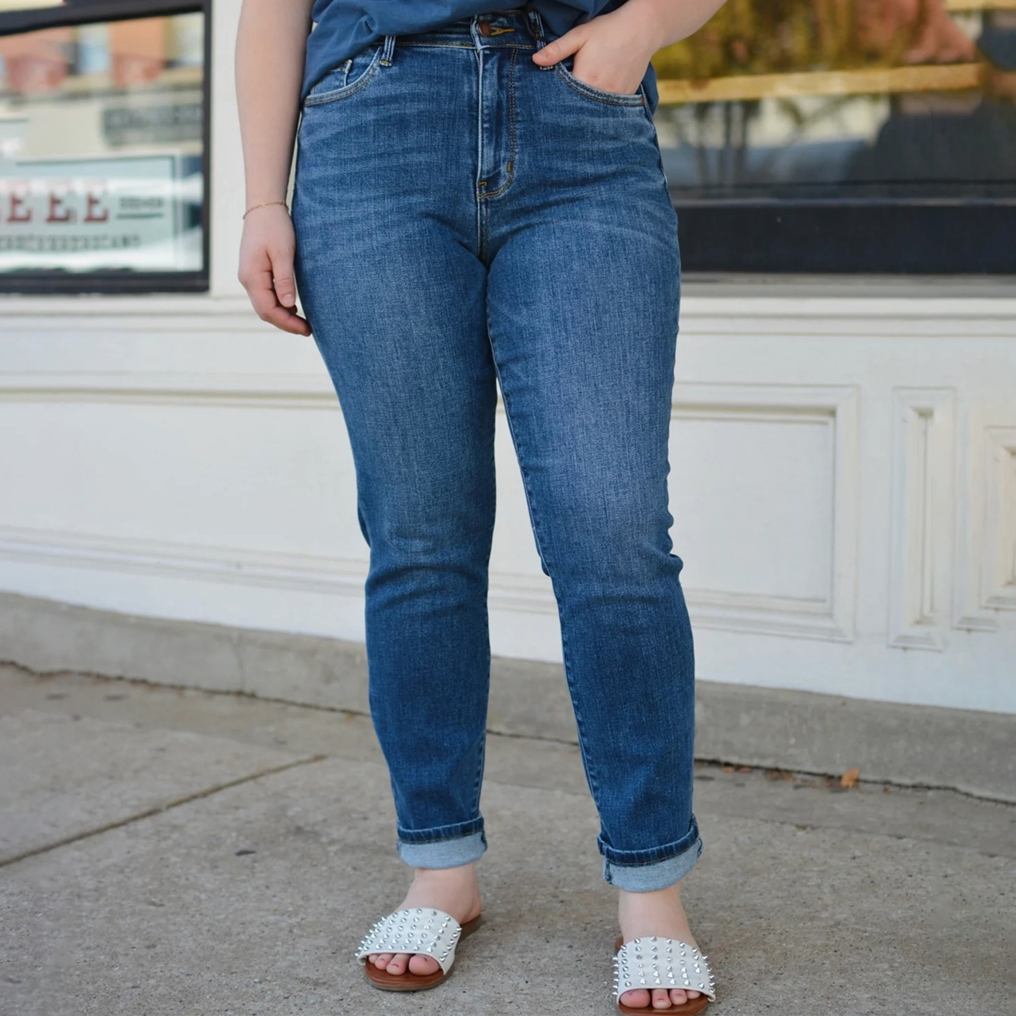 Tummy Control Butt Lifting Show Off Curves Slimming Jeans wearshes