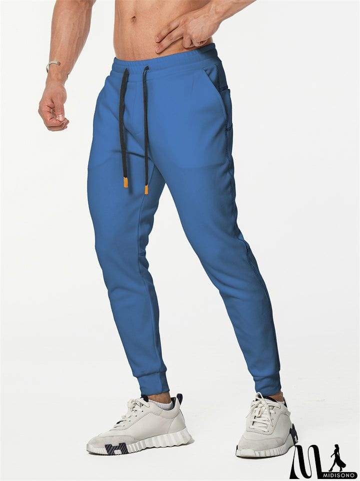 MidiSono - Male Autumn Casual Slim Fit Stretch Sweat Pants