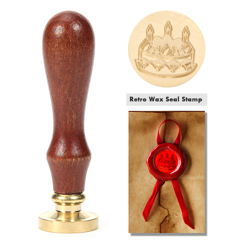 

25MM - Birthday Cake - Vintage Wax Seal, 501 Original