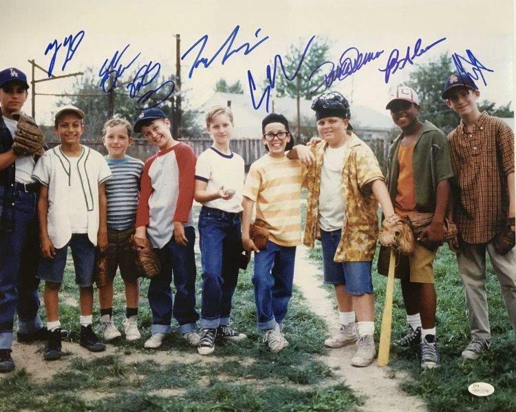 REPRINT - SANDLOT Cast Baseball Classic Autographed Signed 8x10 Photo Poster painting Poster RP