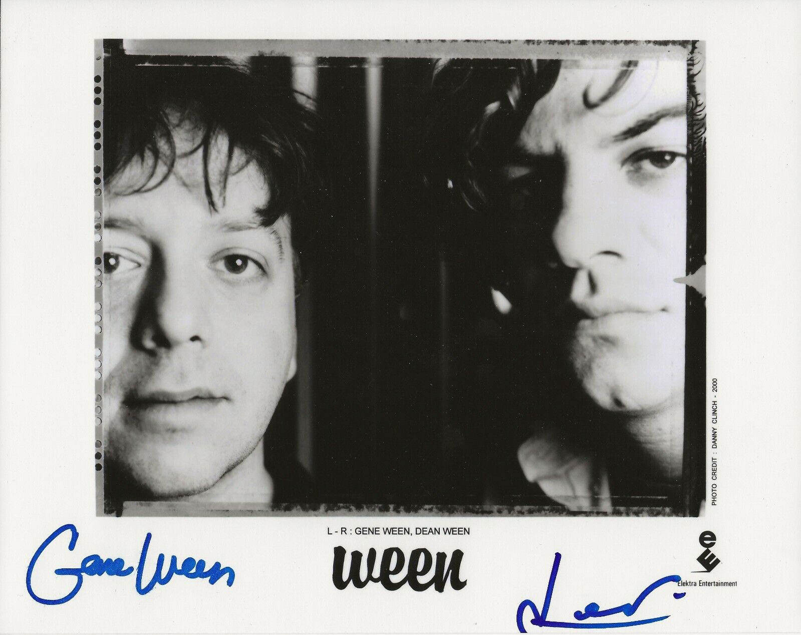 Ween REAL hand SIGNED Photo Poster painting #1 COA Autographed by Gene and Dean