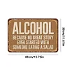 Alcohol - Vintage Metal Signs - 20*30cm/30*40cm - Warning