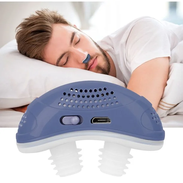 The first hoseless, maskless, micro-CPAP Anti Snoring Electronic Device