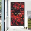 (40*70cm)DIY Full Round Drill Diamond Painting-Rose Cat