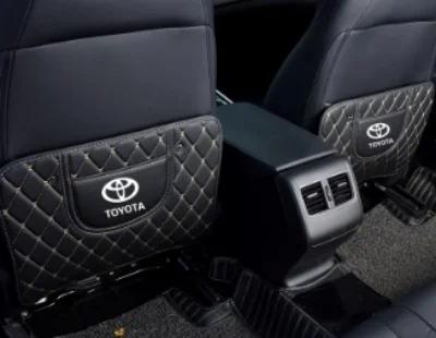Car Rear Seat Back Anti-kick Pad Car Supplies Anti-dirty Anti-wear Protective Pad Storage Bag