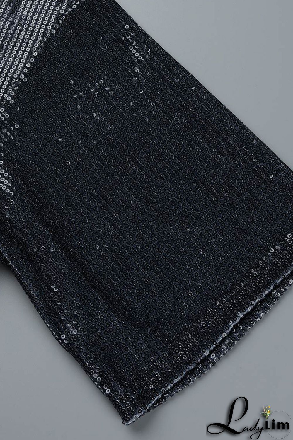 Stripe Fashion Casual Patchwork Sequins O Neck A Line Dresses