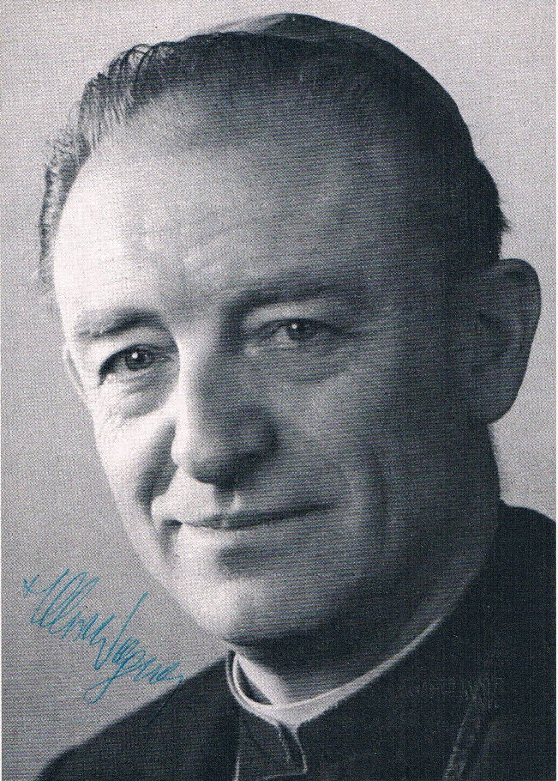 Archbishop Alois Wagner 1924-2002 autograph signed 4x6 Photo Poster painting