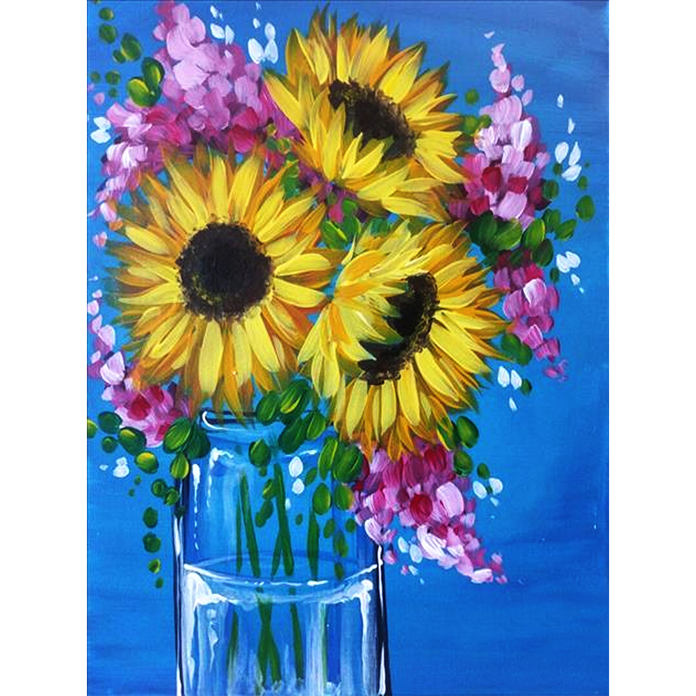 

Sunflower - Round Drill Diamond Painting - 30*40CM, 501 Original