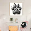 Black Cat'S Paw-18CT Stamped Cross Stitch 20*20cm/7.87*7.87in tapestrymarket