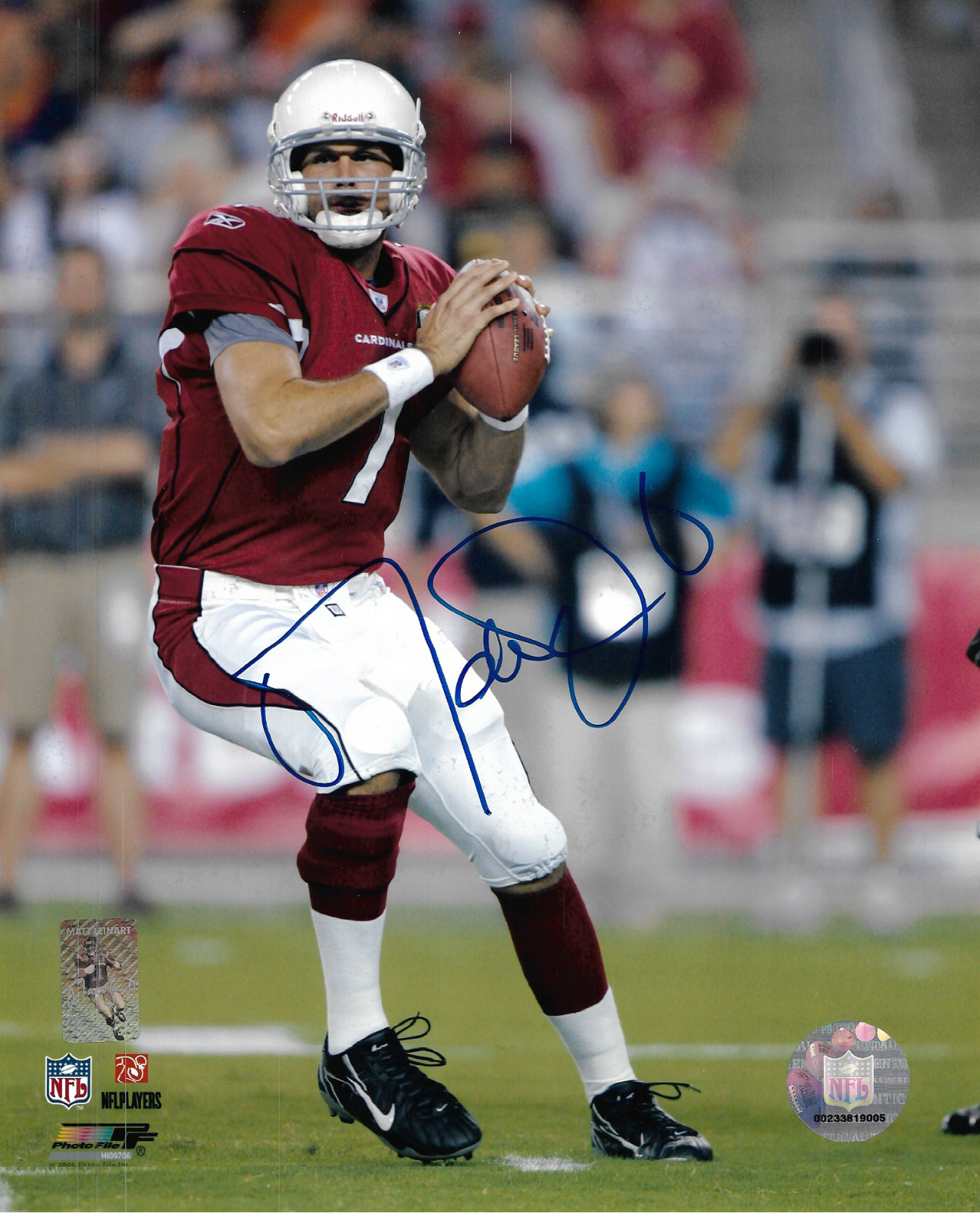 Matt Leinart Signed 8x10 Football Photo Poster painting Arizona Cardinals Player Hologram Auth!