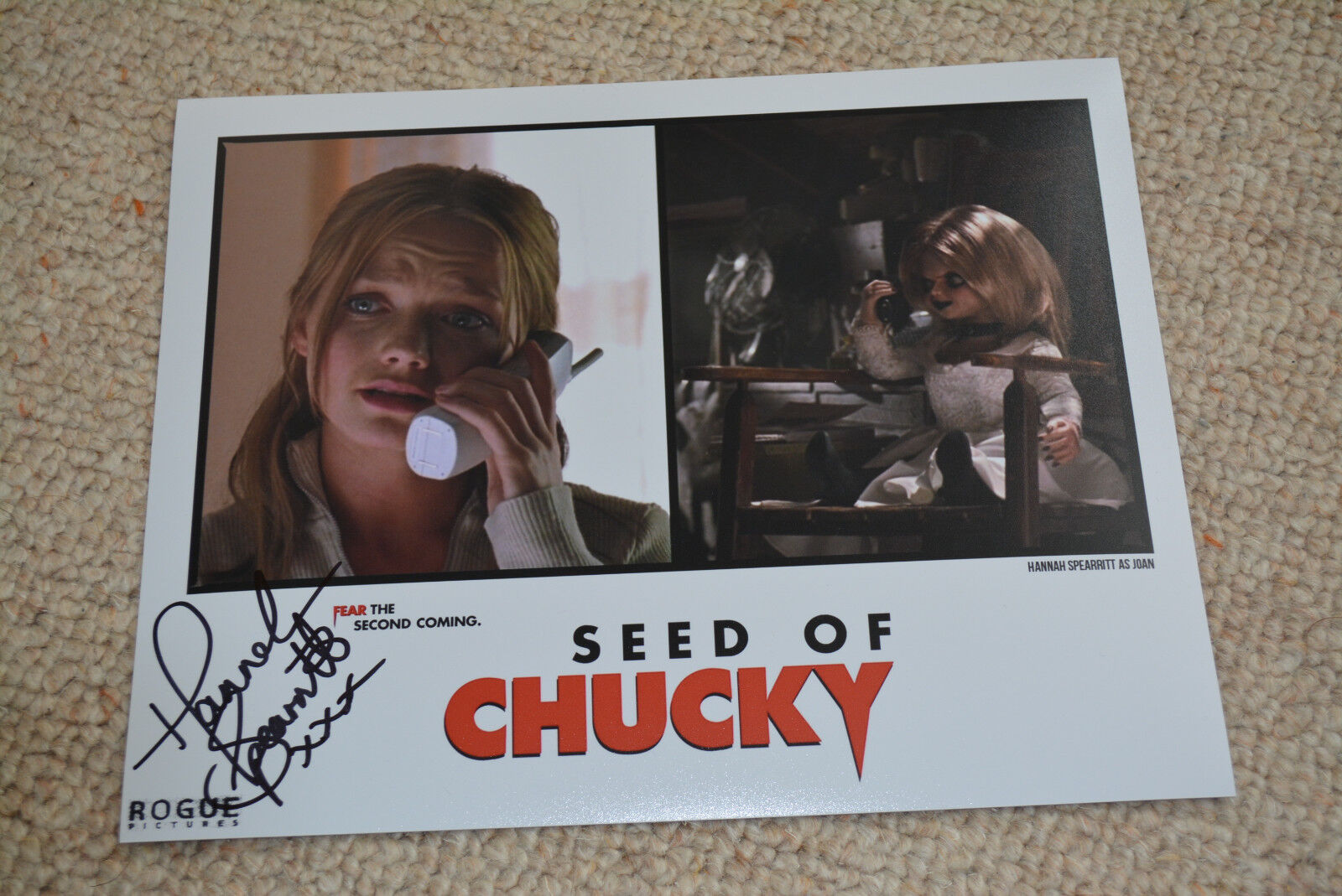 HANNAH SPEARRITT signed autograph In Person 8x10 SEED OF CHUCKY