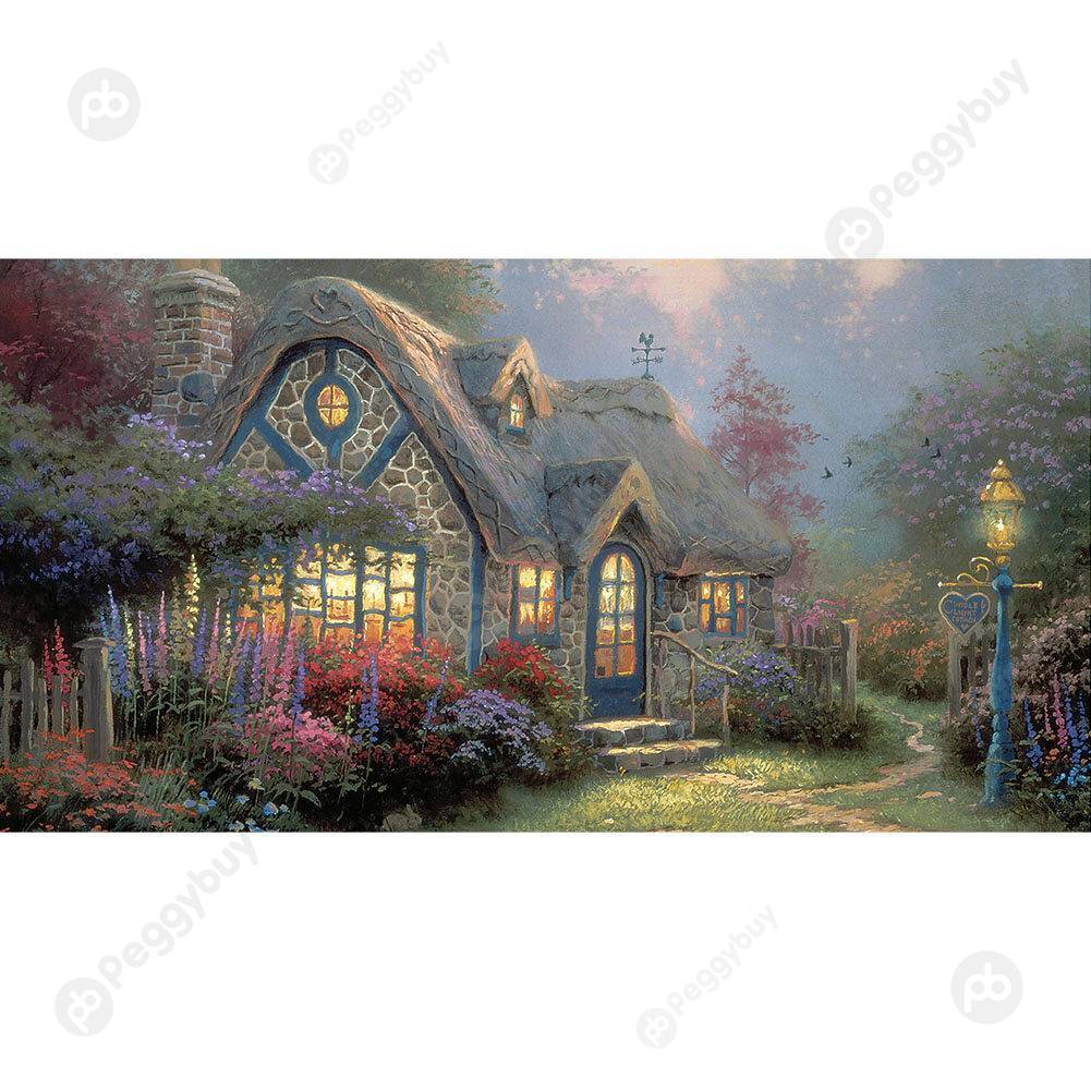 

1000pcs DIY Forest House Model Kids Toys Paper Jigsaw Interactive Puzzles, 501 Original