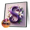 Flower Letters-Full Round Diamond Painting 40*40CM