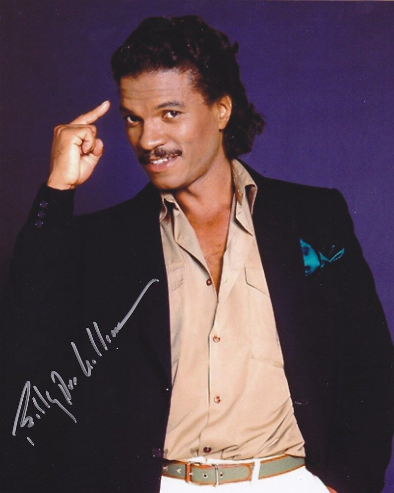 Billy Dee Williams signed Photo Poster painting