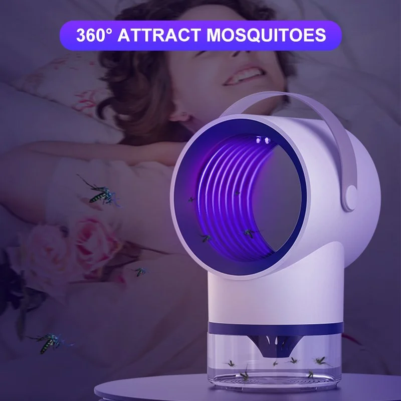 Mosquito Lamp with UV Lamp USB Rechargeable Electric Mosquito Killer Mute Mosquito Killer Bedroom Killer Trap