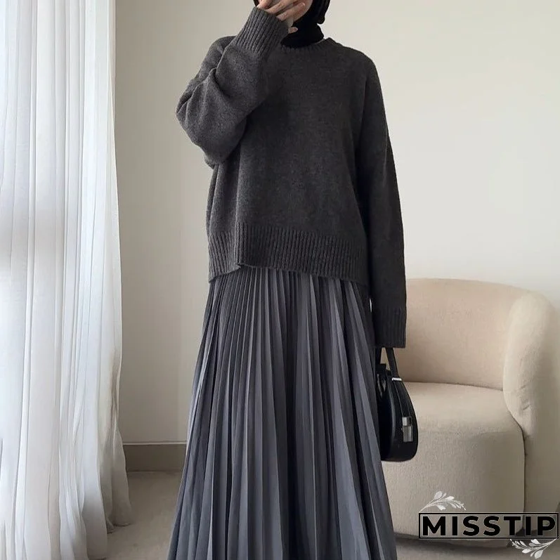 Women's Trendy Classy Autumn Pleated Fashion Suits