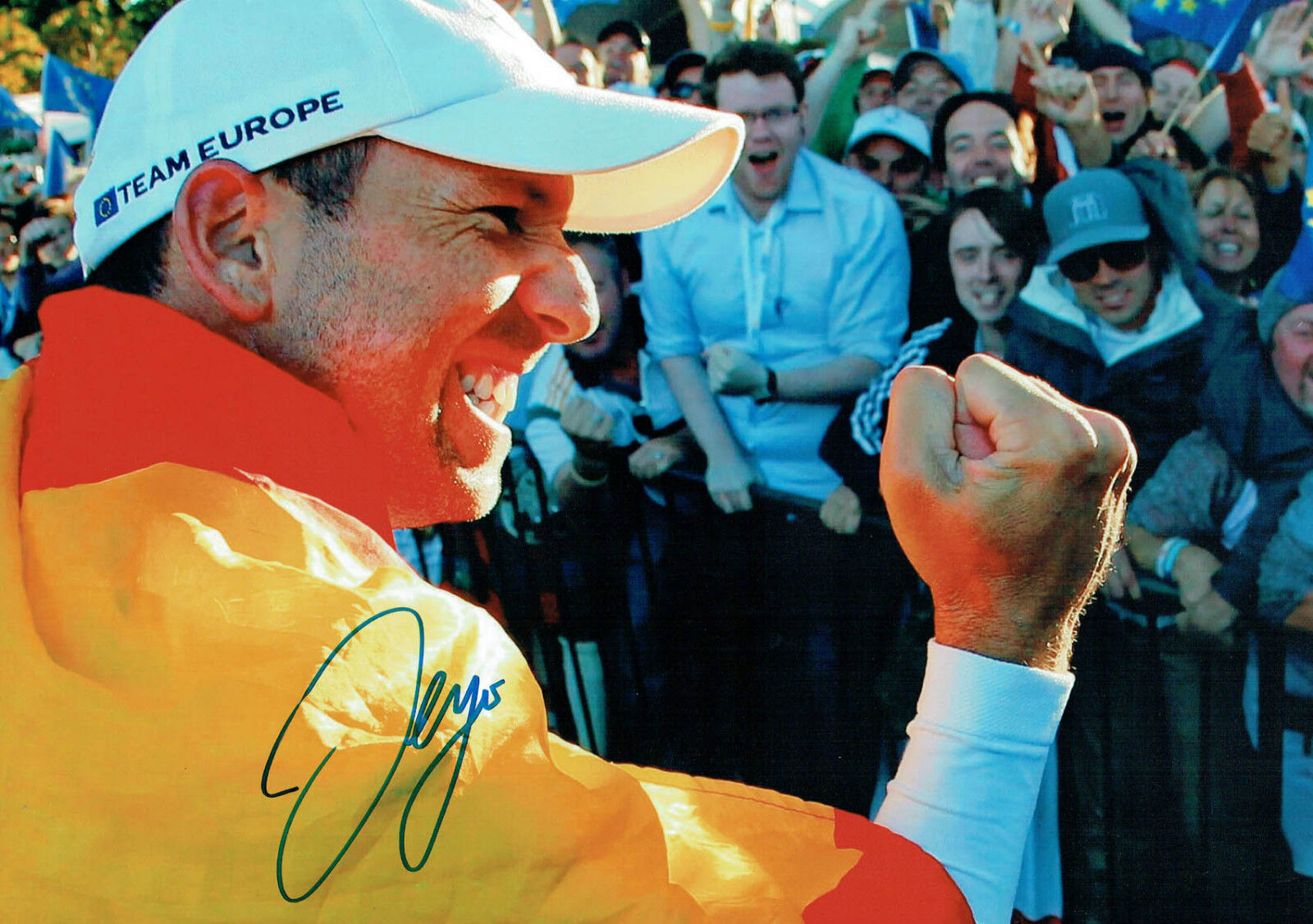 Sergio GARCIA SIGNED Autograph 18x12 Photo Poster painting AFTAL COA Ryder Cup WINNER GOLF