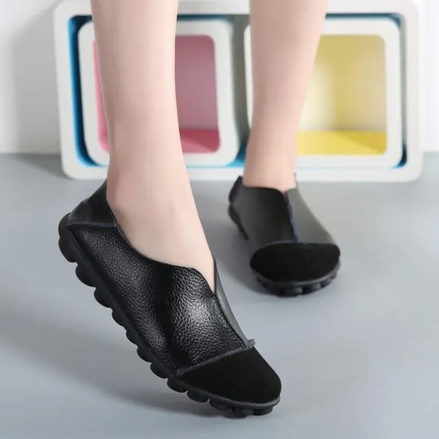 Solid Women Flats Comfortable Loafers Shoes Moccasins