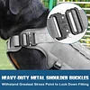 Dog Harness, No-Pull Pet Harness with 2 Leash Clips, Adjustable Soft Padded Dog Vest, Reflective No-Choke Pet Oxford Vest with Easy Control Handle for Large Dogs