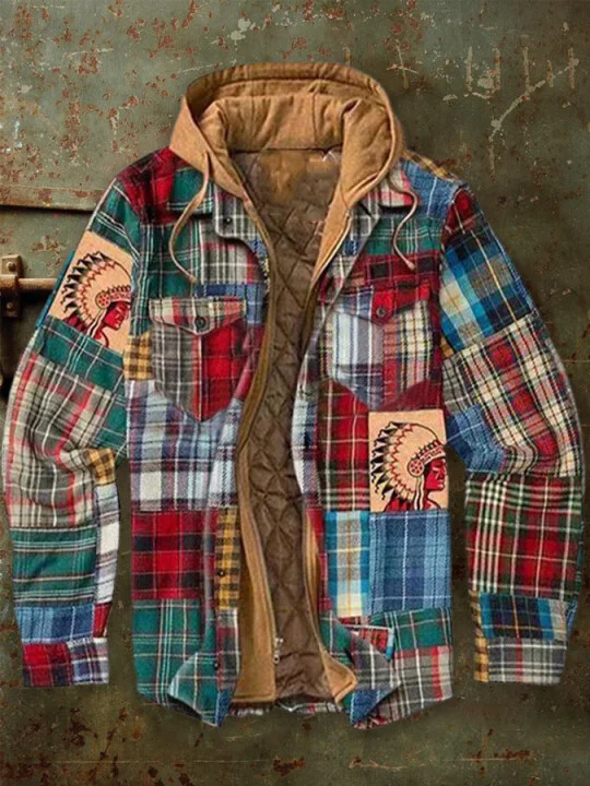 Men's thick casual loose jacket