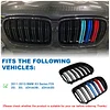 BILLDIO F25 Grille - Color Front Bumper Kidney Grill Compatible with X3 2011 2012 2013 F25 Double Slats Grill?2 PCS?