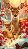 Luxury AB Velvet Diamond Painting Kit - Deer