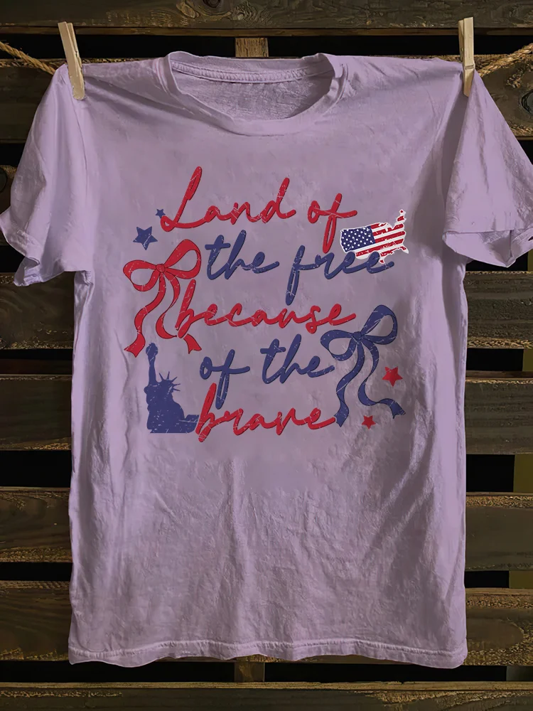 Land Of The Free Because Of The Brave T-shirt
