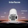 Home Theater Projector Portable 4K Outdoor Android 11 Dual Wifi6 200 ANSI Bundle
