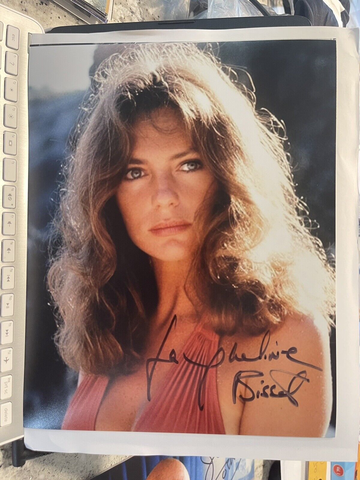 JACQUELINE BISSET SIGNED AUTOGRAPHED 8x10 Photo Poster painting HOLLYWOOD LEGEND BECKETT BAS D3