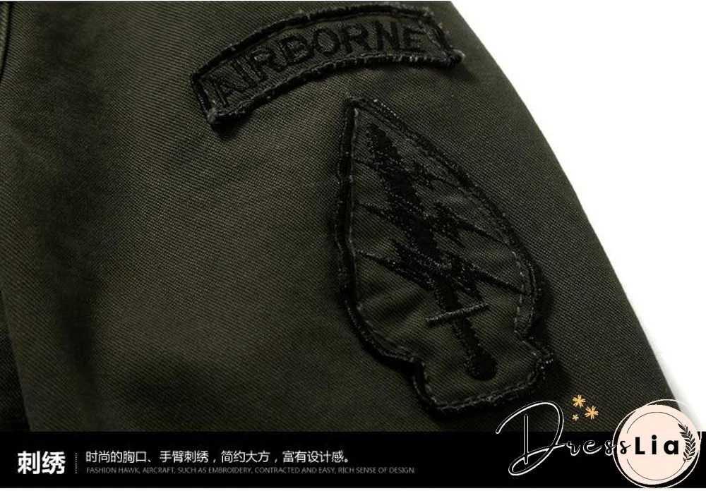 Cotton Military Jacket Men coat Soldier MA1 Style Army Jackets Male Brand Mens Bomber Jackets Plus Size M-6XL