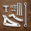 Aluminum Alternator Bracket Kit for V-Belt Chrysler SB Dodge 318 340 360 Engines