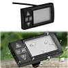 S861 Electric Bicycle LCD Display with SM Connector Electric Scooter LCD Panel 24V/36V/48V Multifunctional for E-Bikes Modification