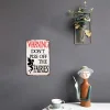 Warning - Vintage Metal Signs(12*16Inch) - Warning