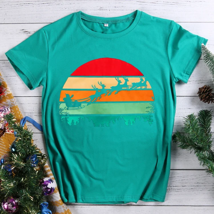 Sunset christmas  T-shirt Tee -607367-Annaletters