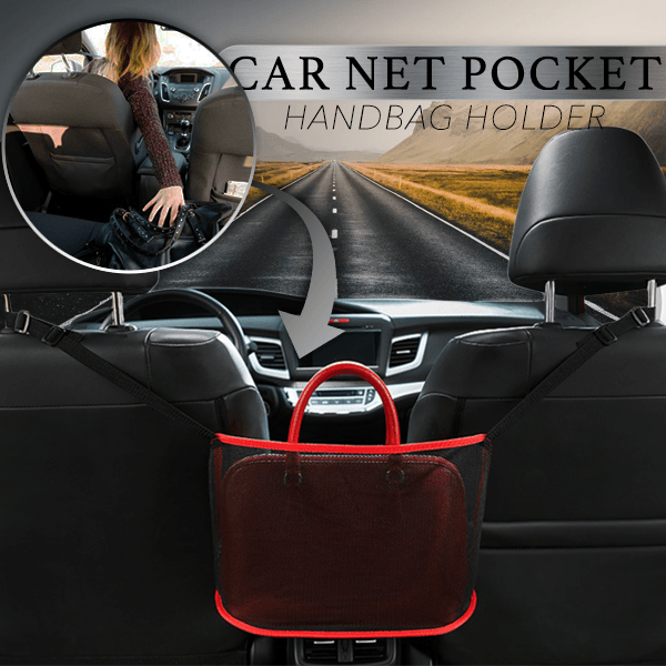CAR NET POCKET HANDBAG HOLDER