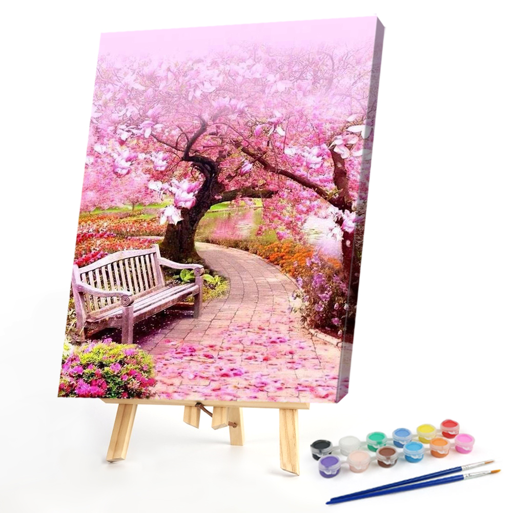 

40*50CM - Paint By Numbers - Flowering Tree, 501 Original