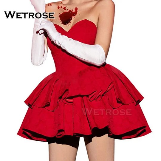 open lace back dress Rosemunde T Lace Rose Red Dress 4614 460 – Izzi of Baslow main image 1