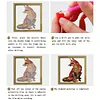 Turtle DIY Special Shaped Drill Wooden Diamond Painting Tabletop Ornaments Kit with Photo Frame Desktop Diamond Art Kits Double-Sided Pattern for Adults/Beginners Home Decor
