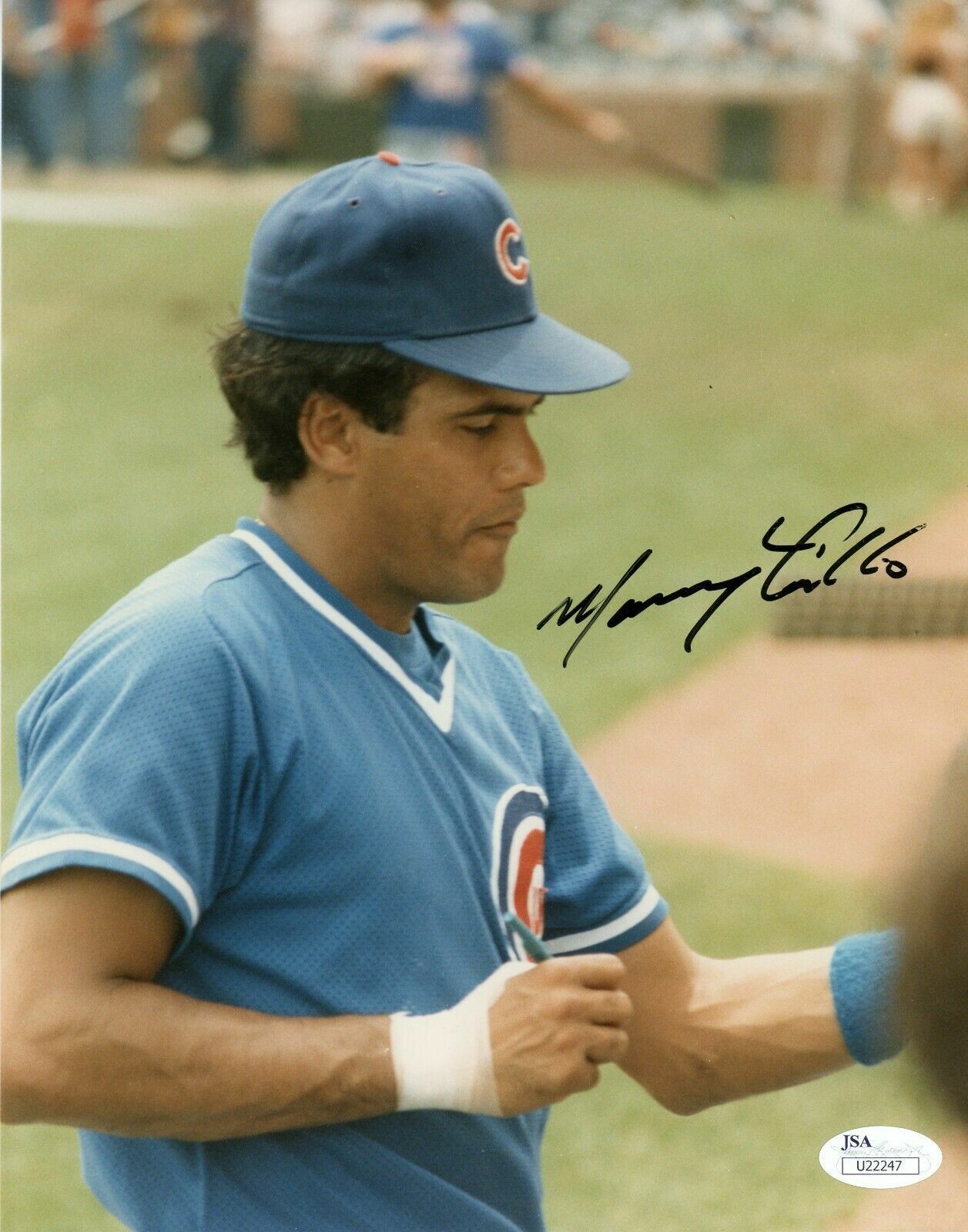 Manny Trillo Signed 8x10 JSA COA Photo Poster painting Autograph 8x Chicago Cubs